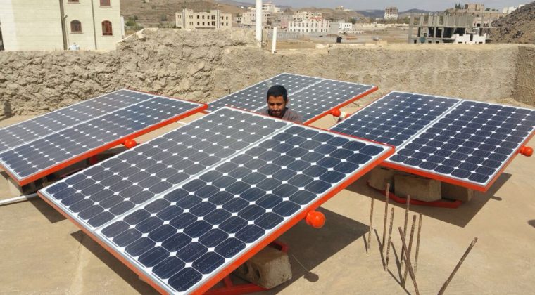 Abastecimiento de energía solar para Yemen