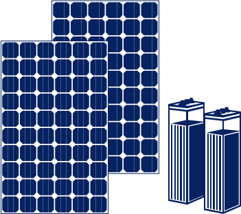 Kit de energía solar aislada