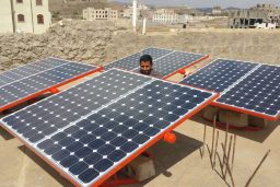Abastecimiento de energía solar para Yemen