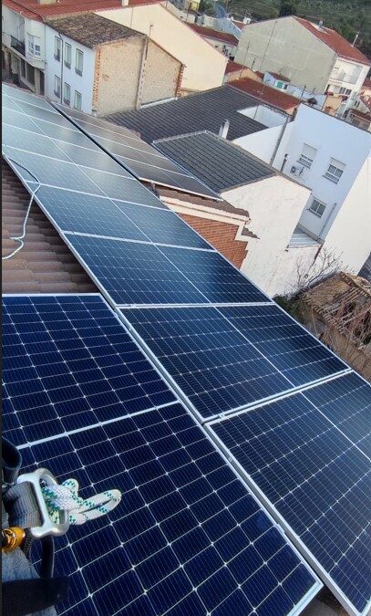 Instalación fotovoltaica residencial de 6 kW