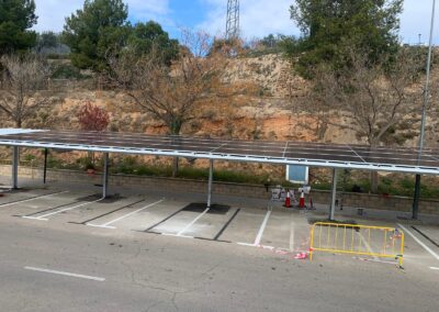 Marquesina fotovoltaica para autoconsumo colectivo en Polígono Cotes Altes (Alcoy, Alicante)