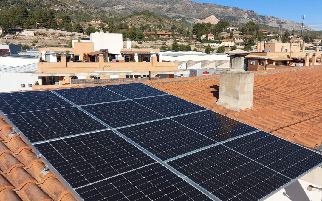 Instalación fotovoltaica residencial de 3 kW