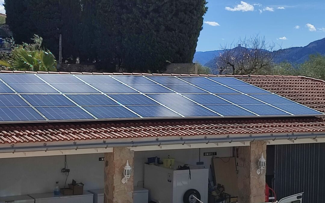 Instalación fotovoltaica residencial de 6 kW