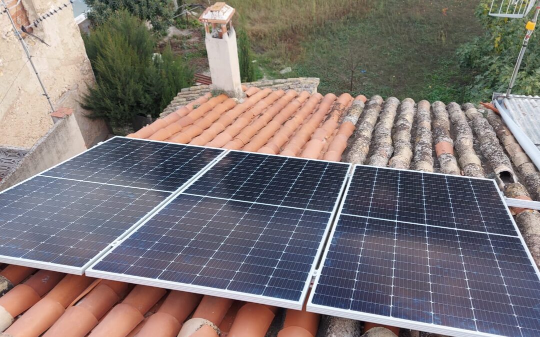 Instalación fotovoltaica residencial de 3 kW