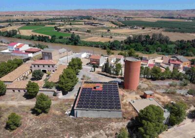 Instalación solar de autoconsumo con excedentes – Potabilizadora de Sástago (Zaragoza)
