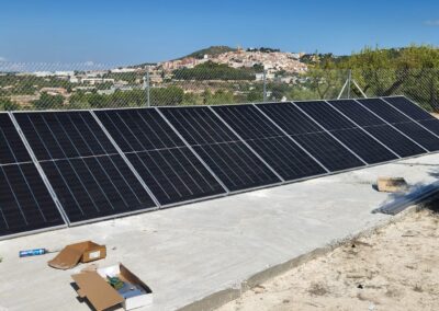 Instalación fotovoltaica residencial de 6 kW con almacenamiento