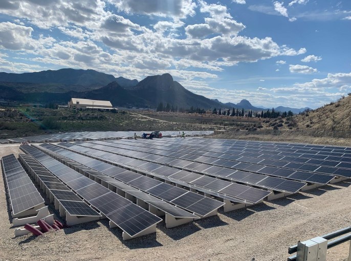 Parque solar fotovoltaico de 1,5 MW en Cieza (Murcia)