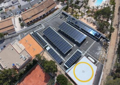Instalación de un parking solar fotovoltaico de 200 kWn para autoconsumo en el hotel ZEM Wellness Clinic Altea
